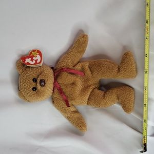 Curly Ty beanie baby teddy bear vintage 1996